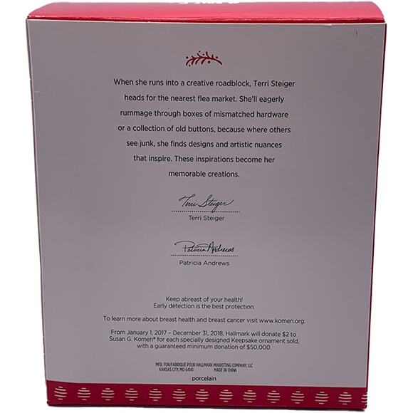 Hallmark Keepsake 2017 Strength Within Collectible Christmas Ornament in Box - Picture 2 of 6